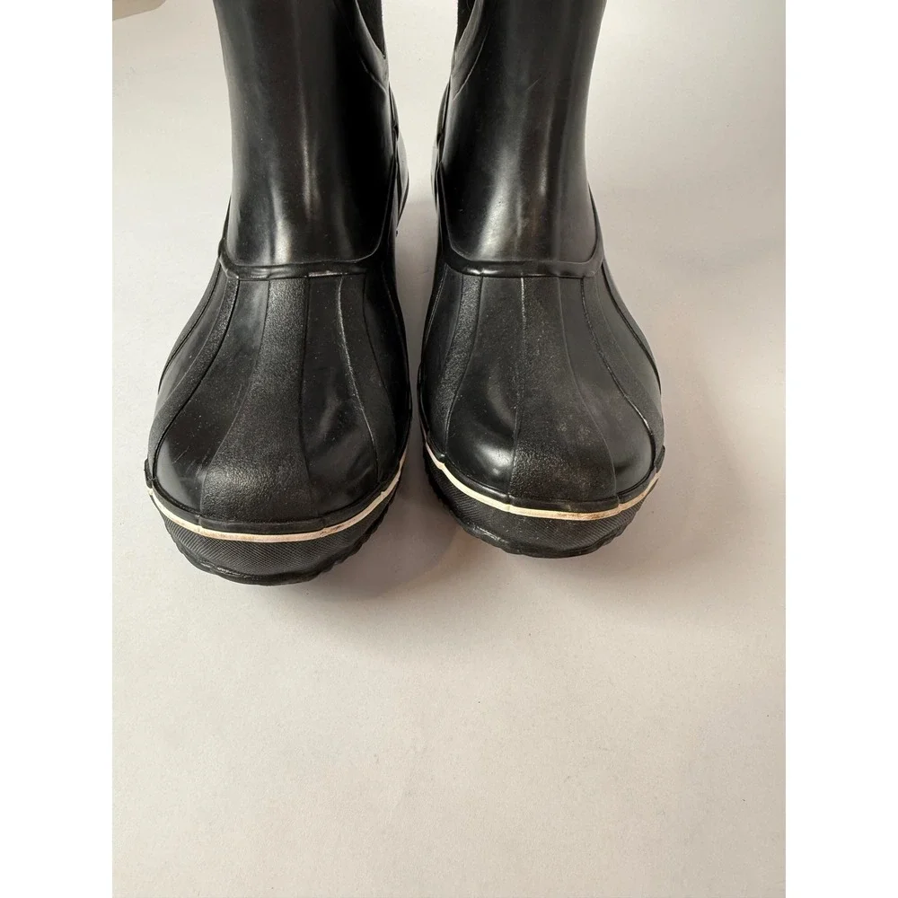 Sorel Womens Black Waterproof‎ Rubber Tall Rain Boots NL1620-010 Size 6